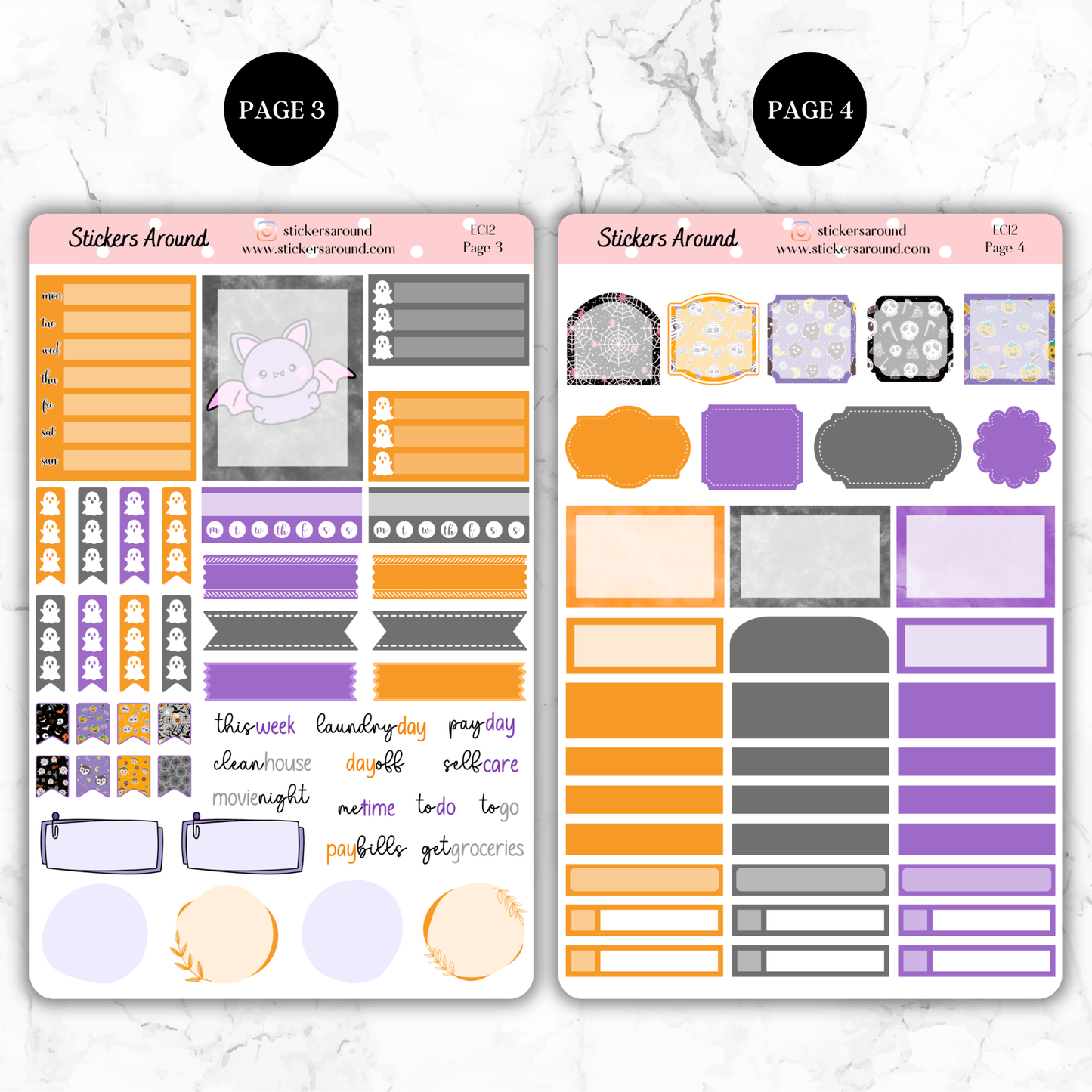 Halloween Vertical Weekly Kit