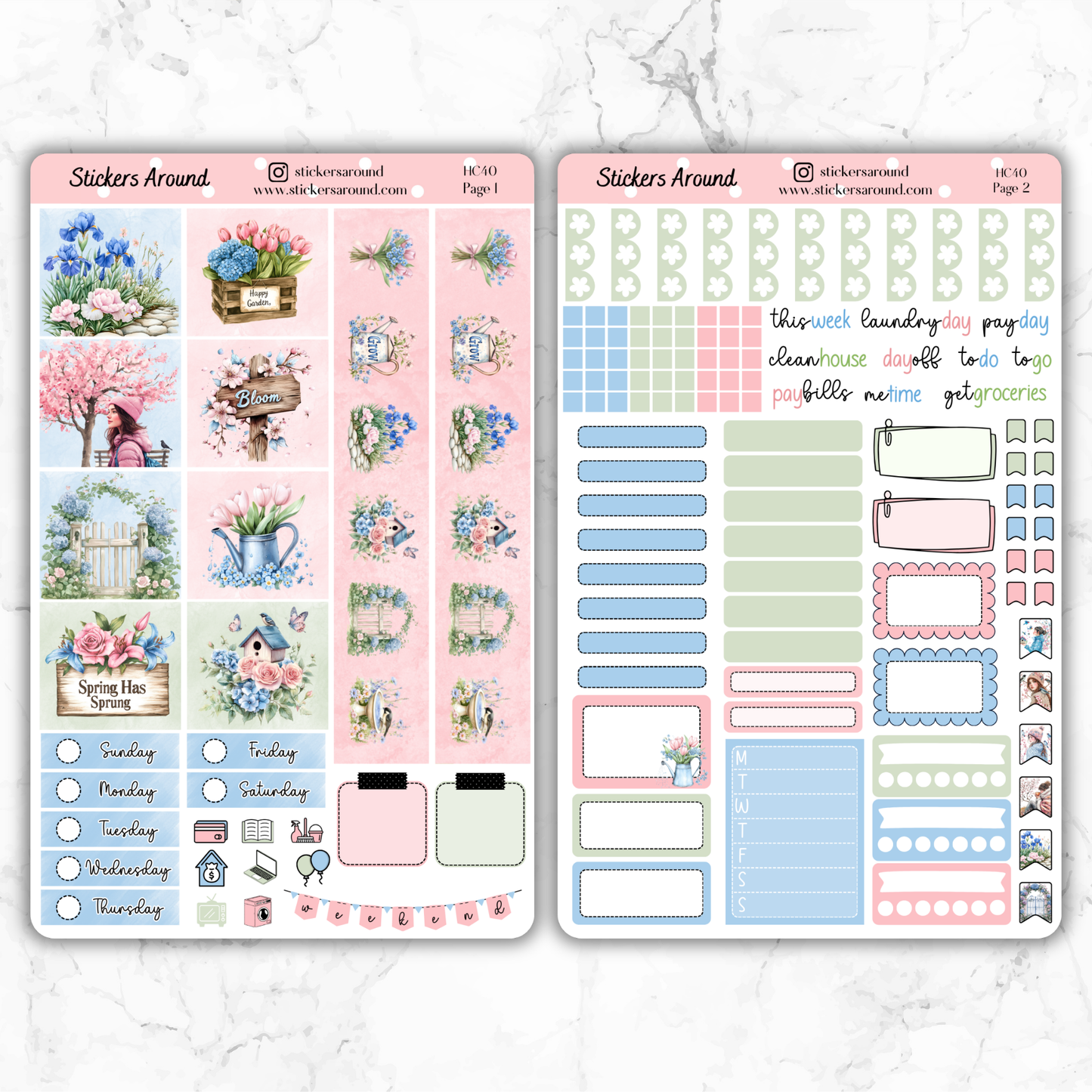 Spring Has Sprung Hobonichi Cousin Weekly Kit