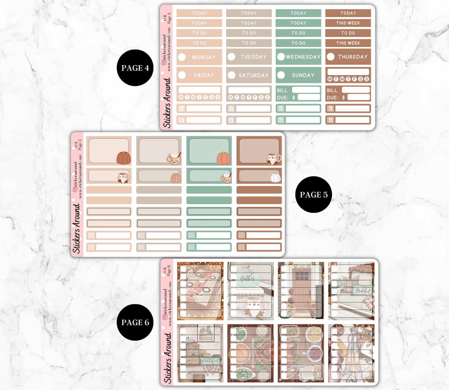 Thanksgiving Vertical Weekly Kit