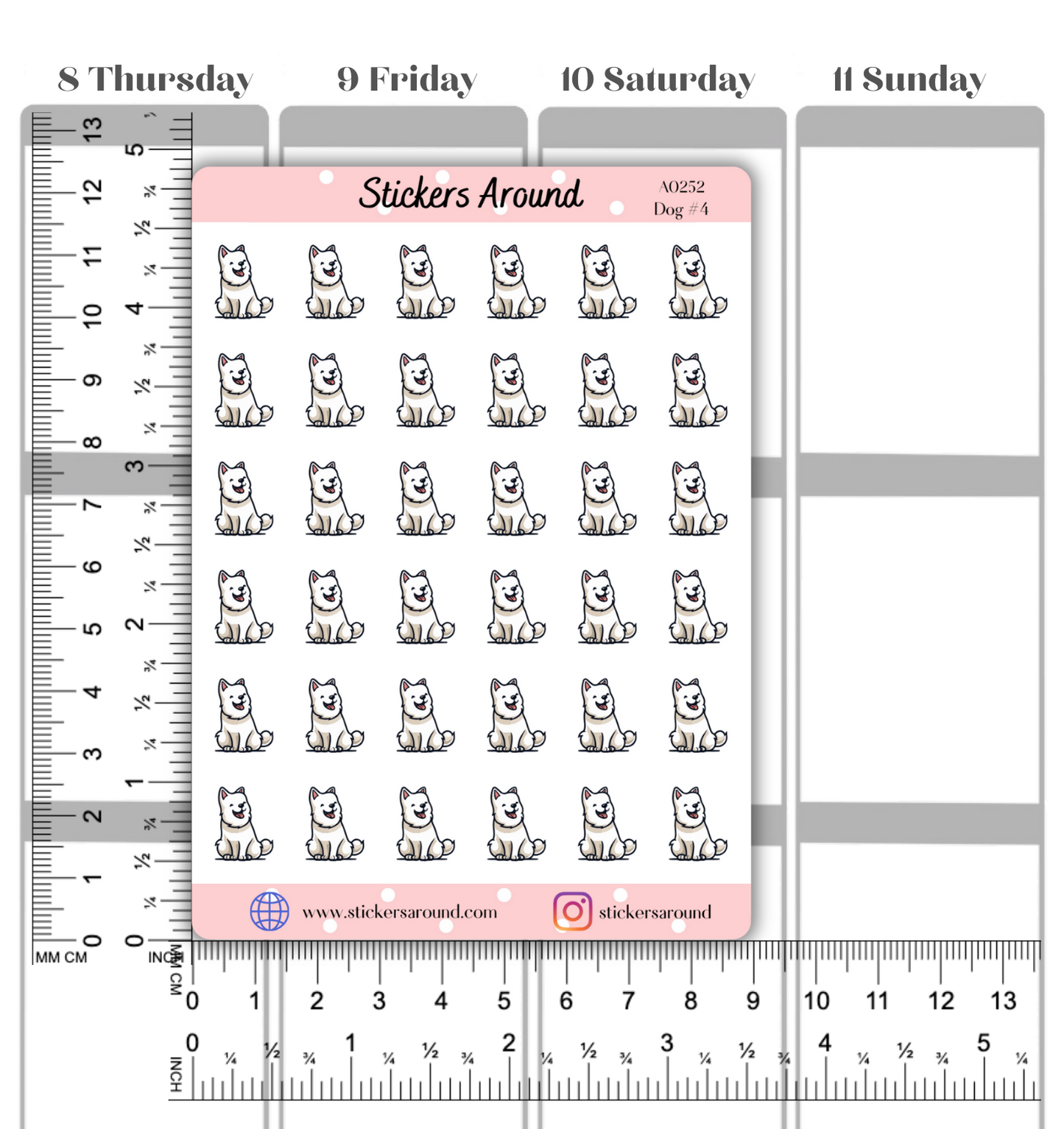 Dog Icon Planner Stickers