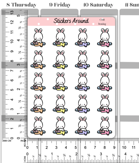 Ironing Planner Sticker