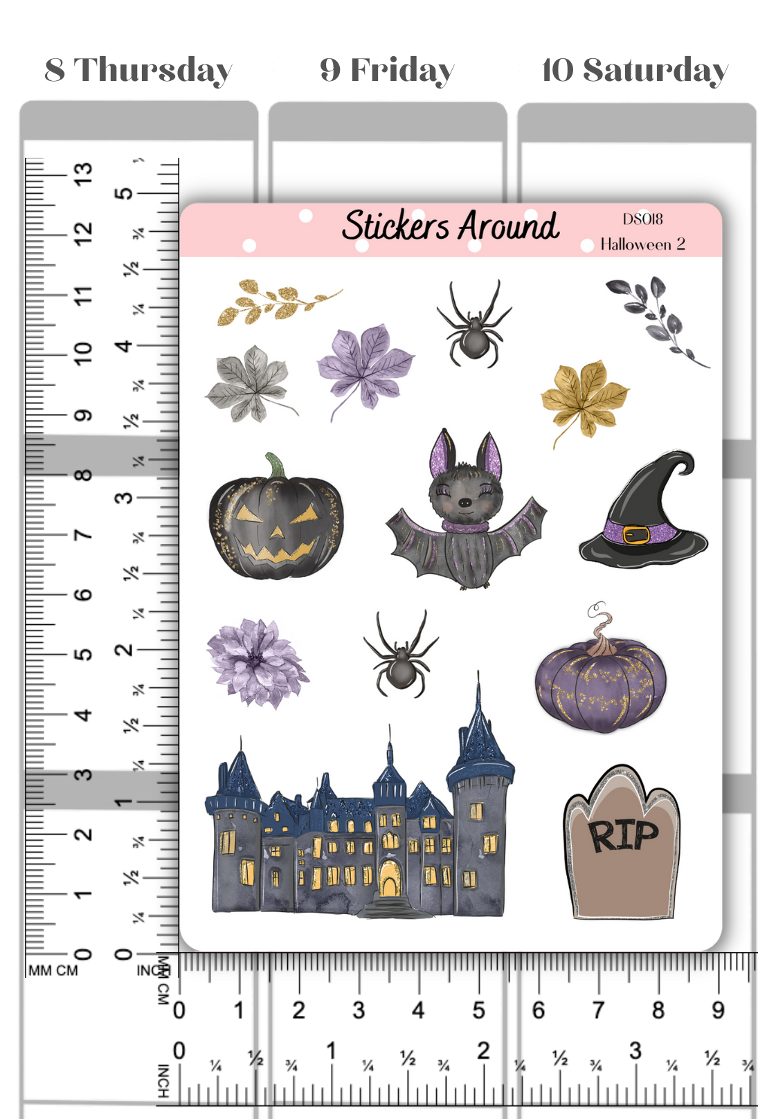 Halloween Decorative Sticker Sheet #2