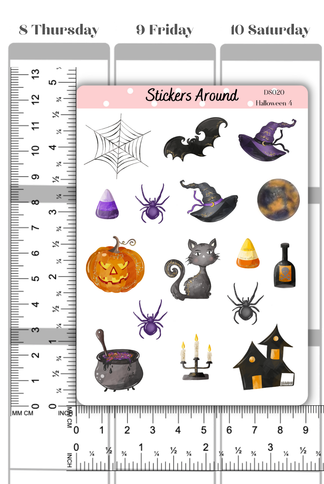 Halloween Decorative Sticker Sheet #4