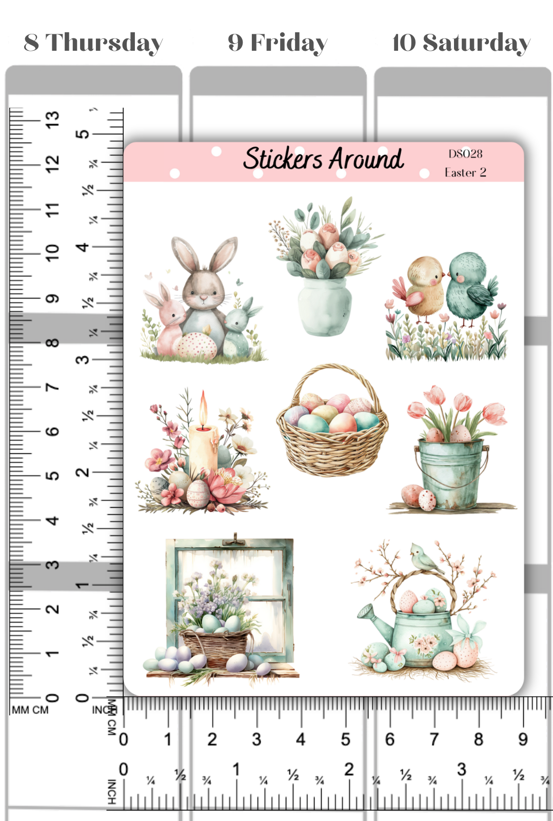 Easter Decorative Sticker Sheet #2