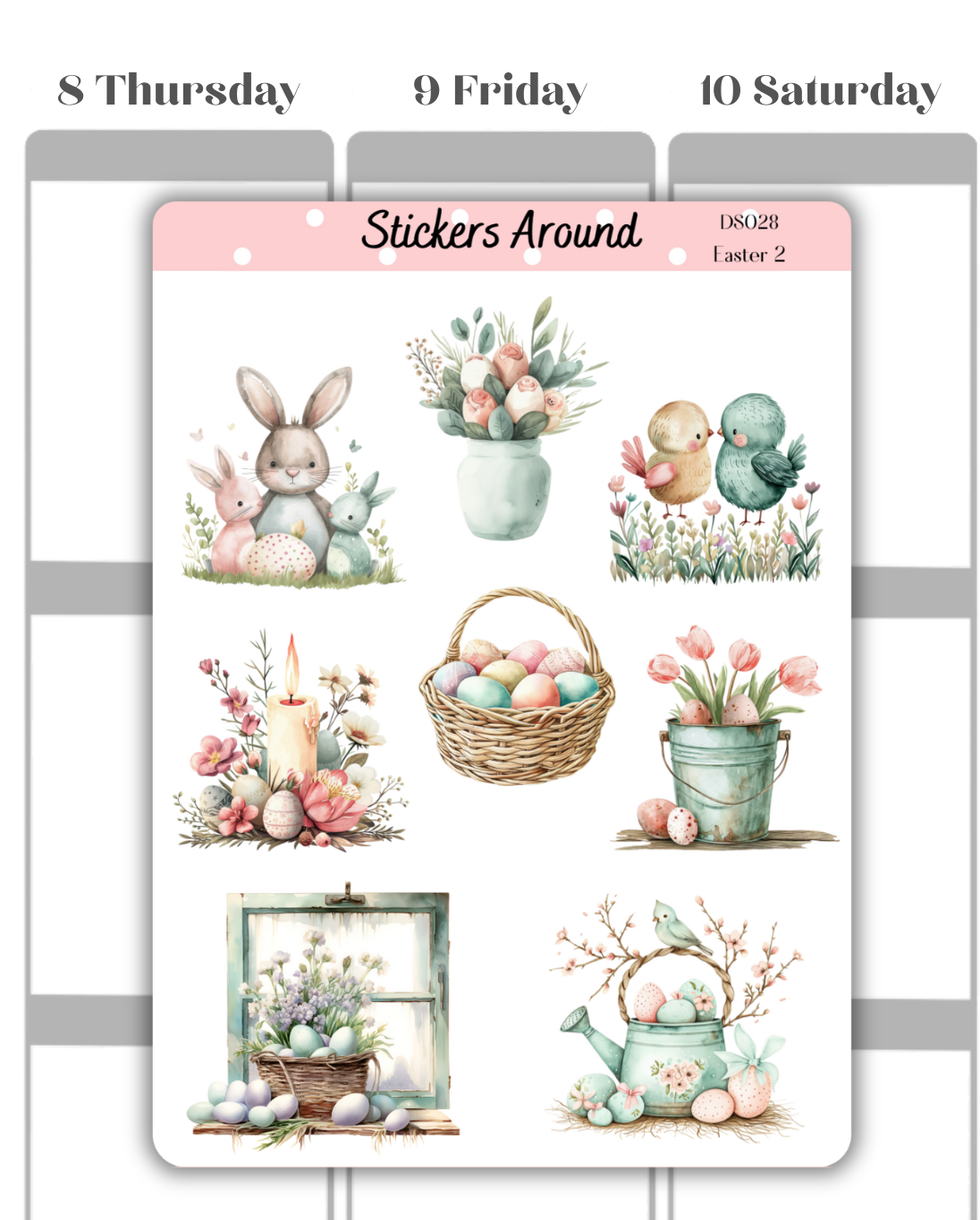 easter deco sticker