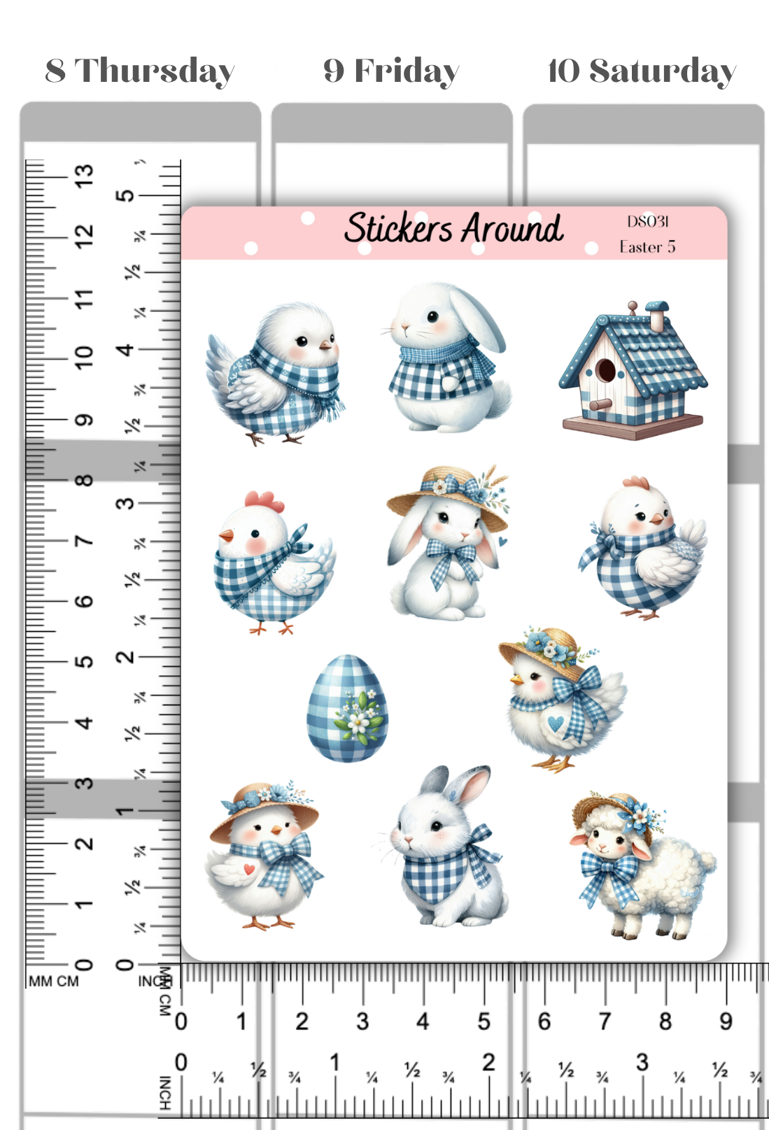Easter Decorative Sticker Sheet #5