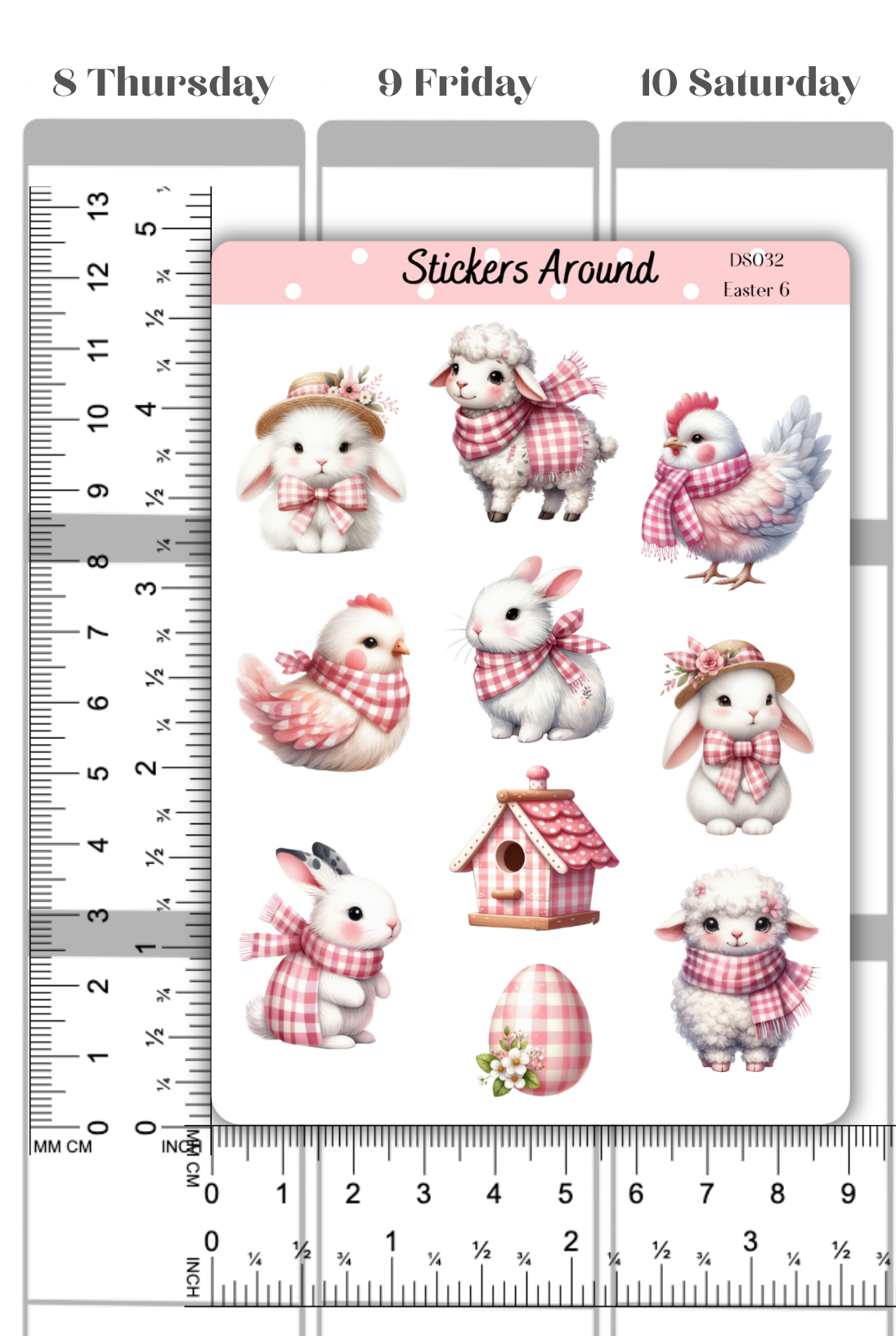 Easter Decorative Sticker Sheet #6