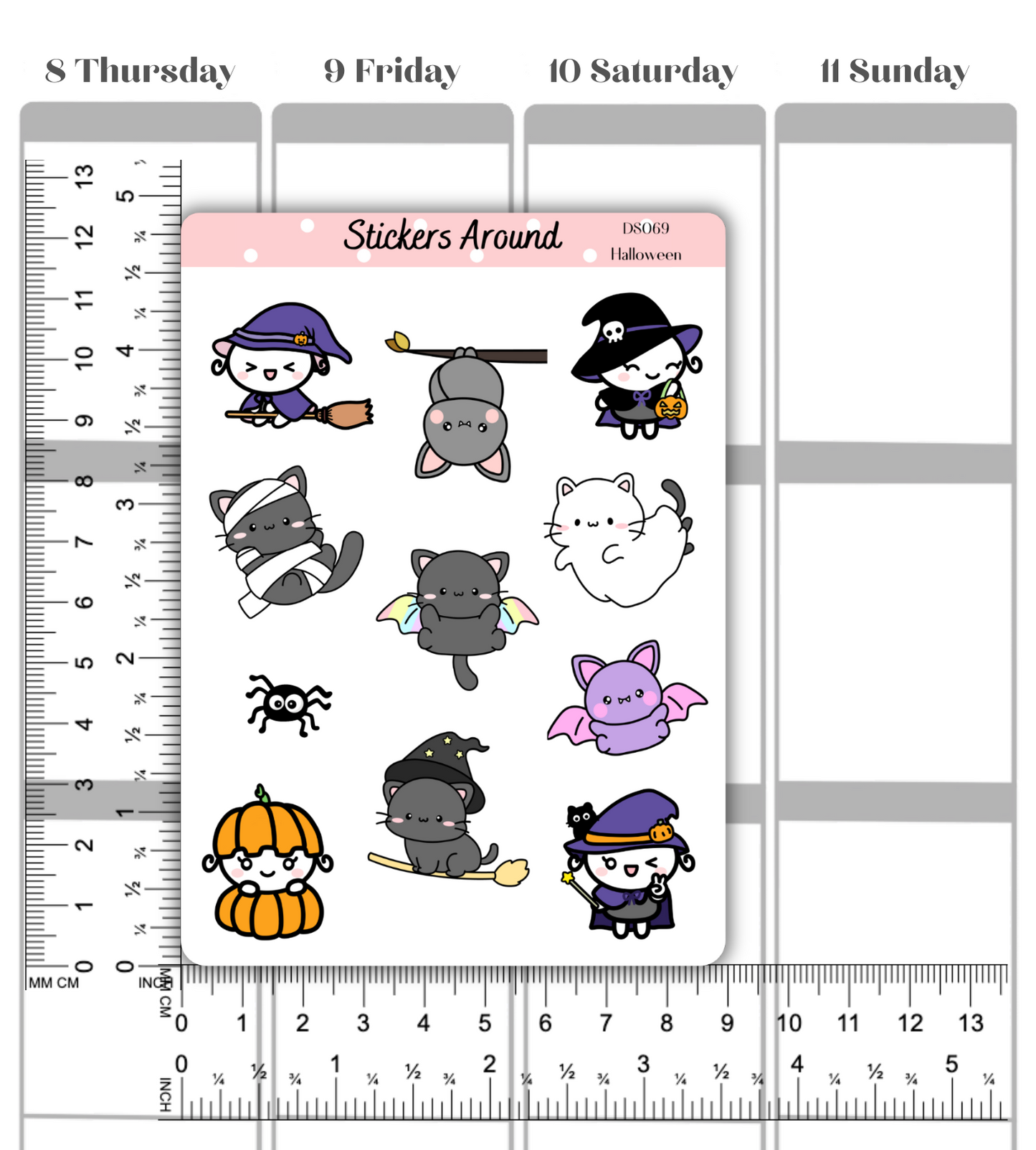 halloween deco sheet