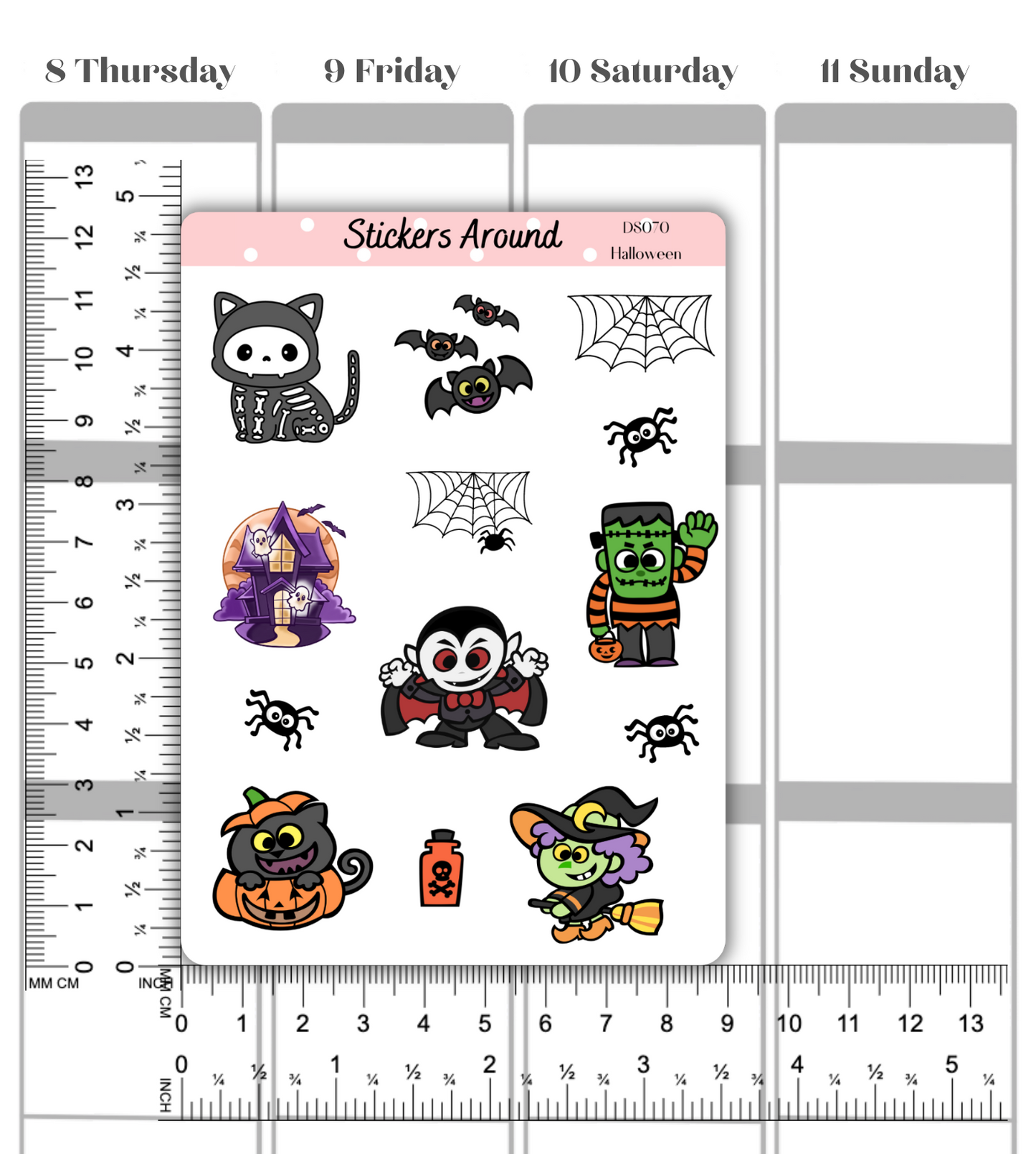 Halloween Decorative Sticker Sheet