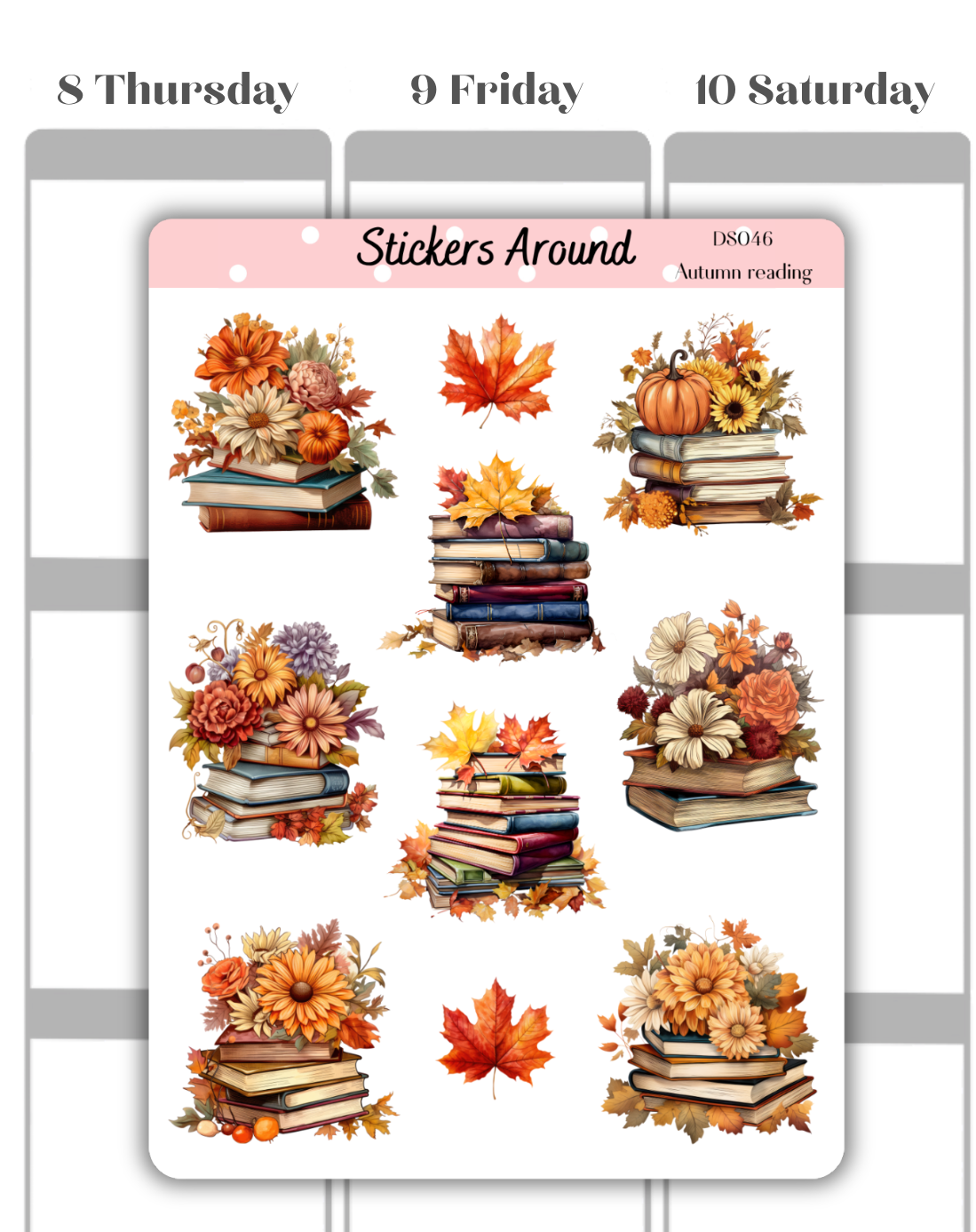AUTUMN DECORATIVE STICKER SHEET