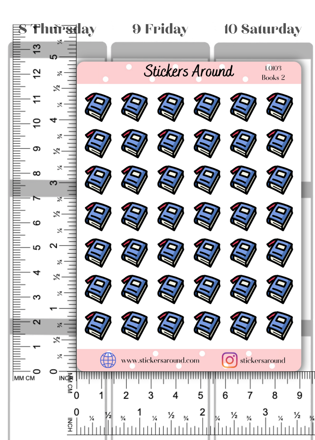 Book Icon Planner Sticker #2