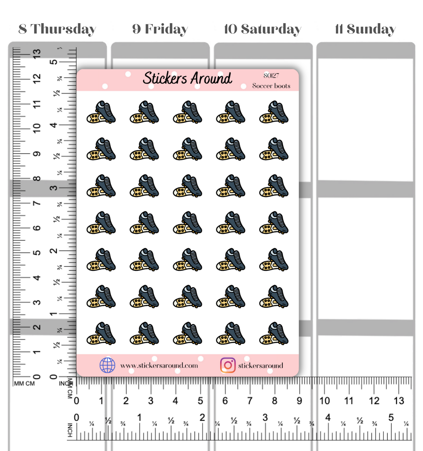 Soccer Boots Icon Planner Sticker