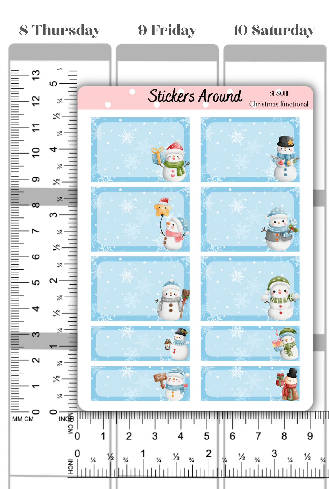 Christmas Functional Stickers #1