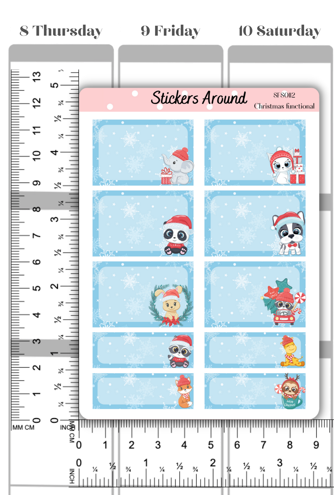 Christmas Functional Stickers #2