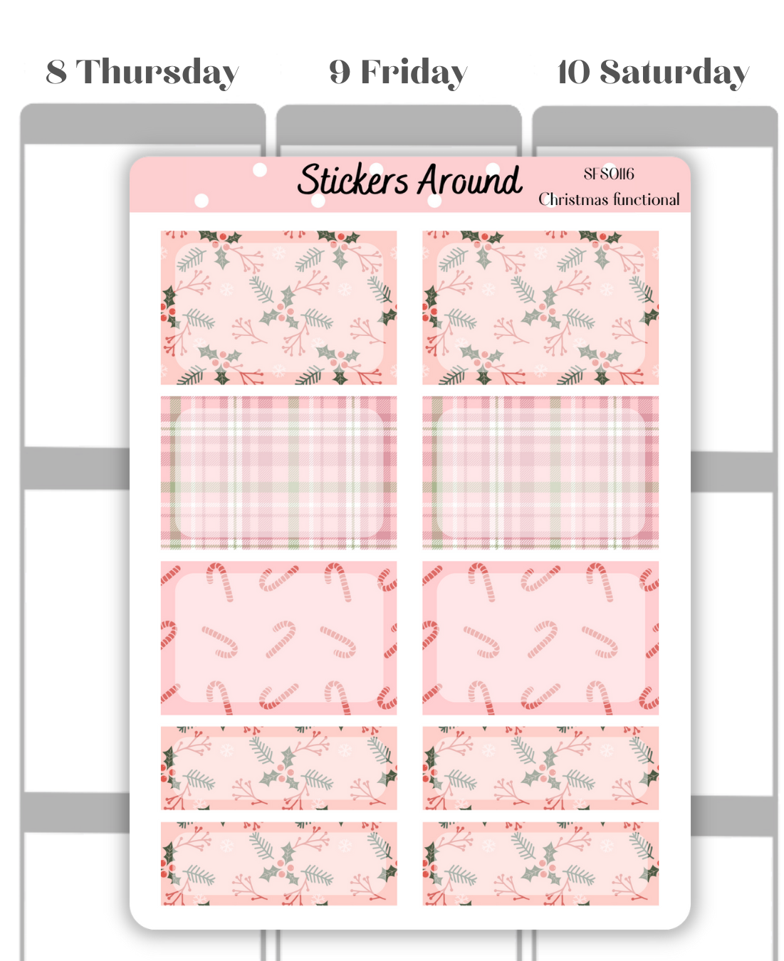 Christmas Functional Stickers #6
