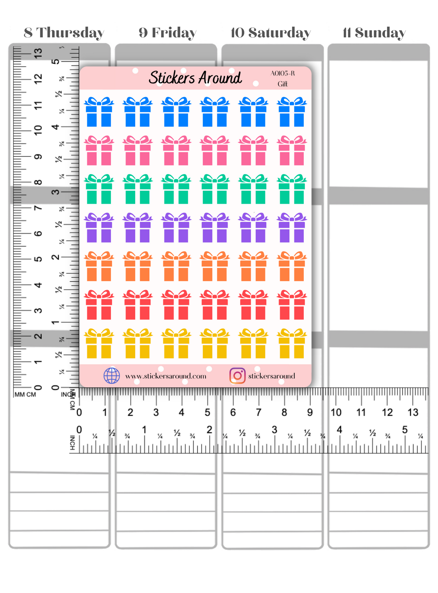 Gift Icon Planner Sticker