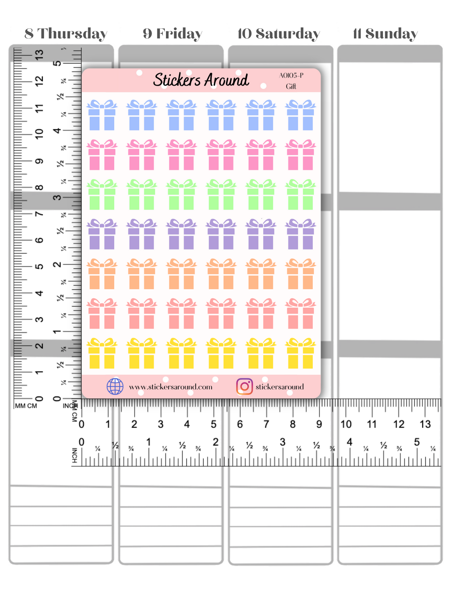 Gift Icon Planner Sticker