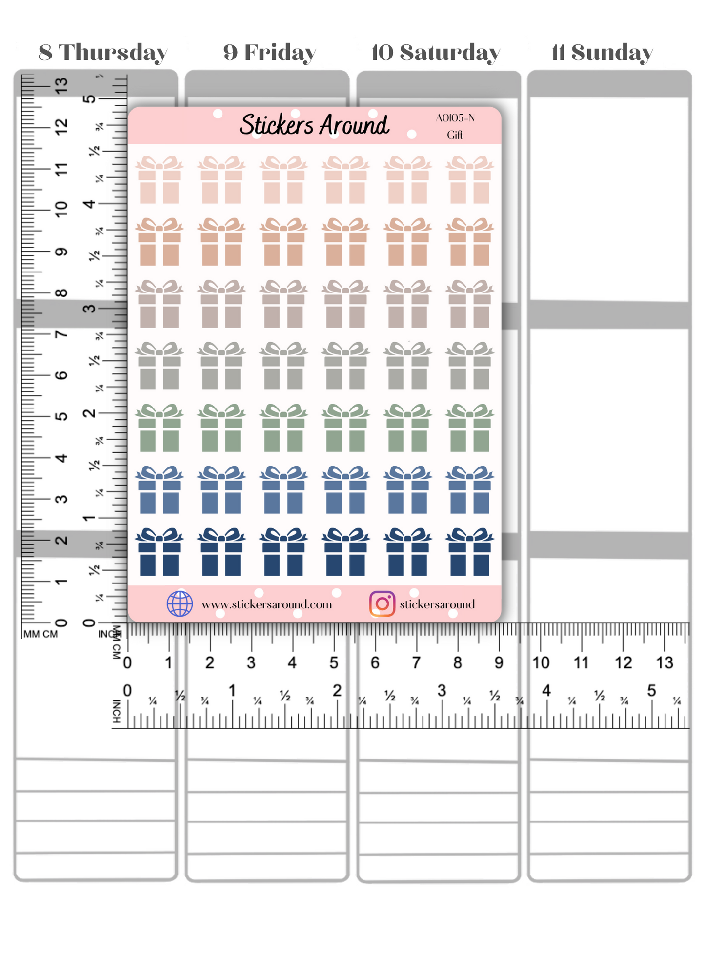 Gift Icon Planner Sticker