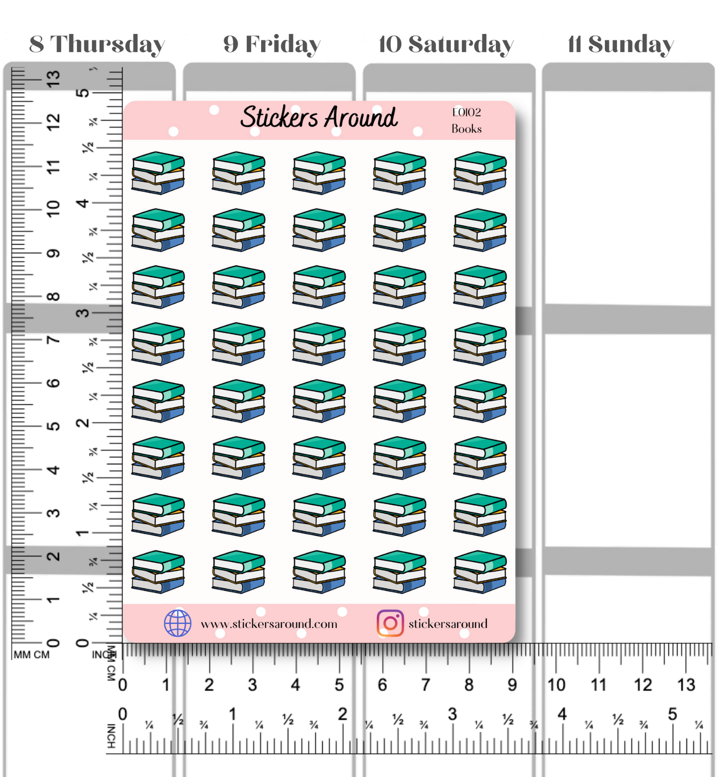 Book Icon Planner Sticker #1