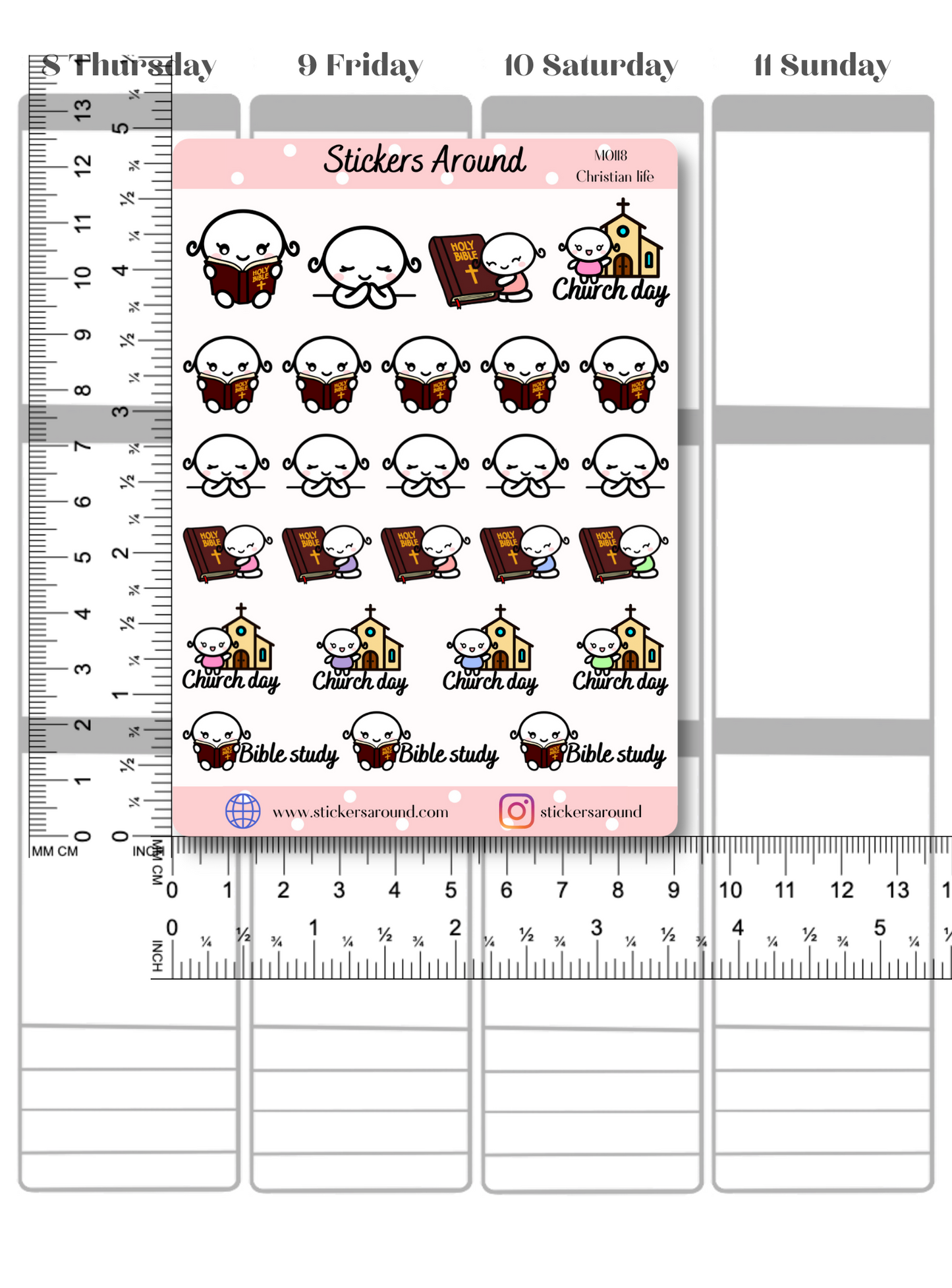 Church Planner Sticker