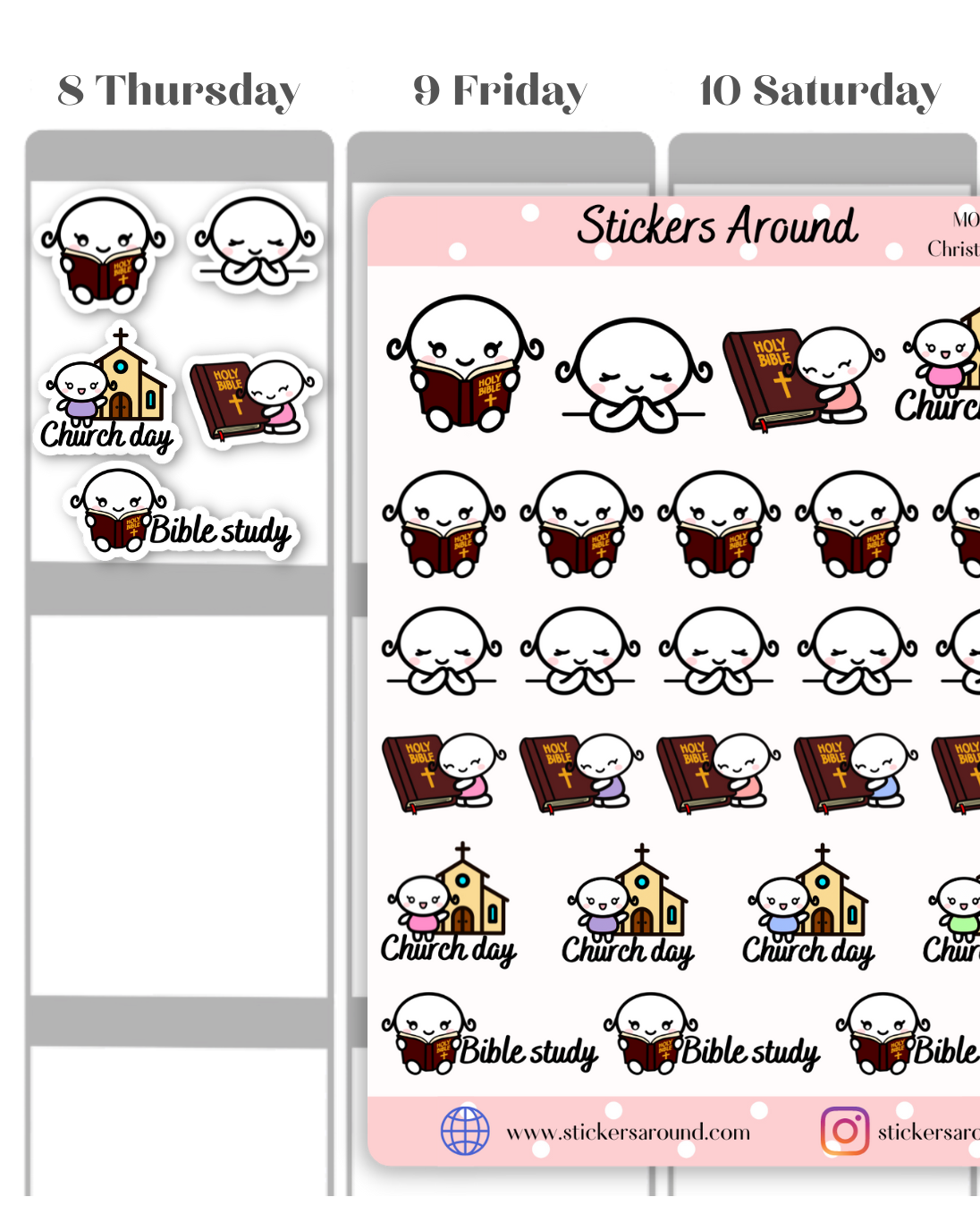 Church Planner Sticker