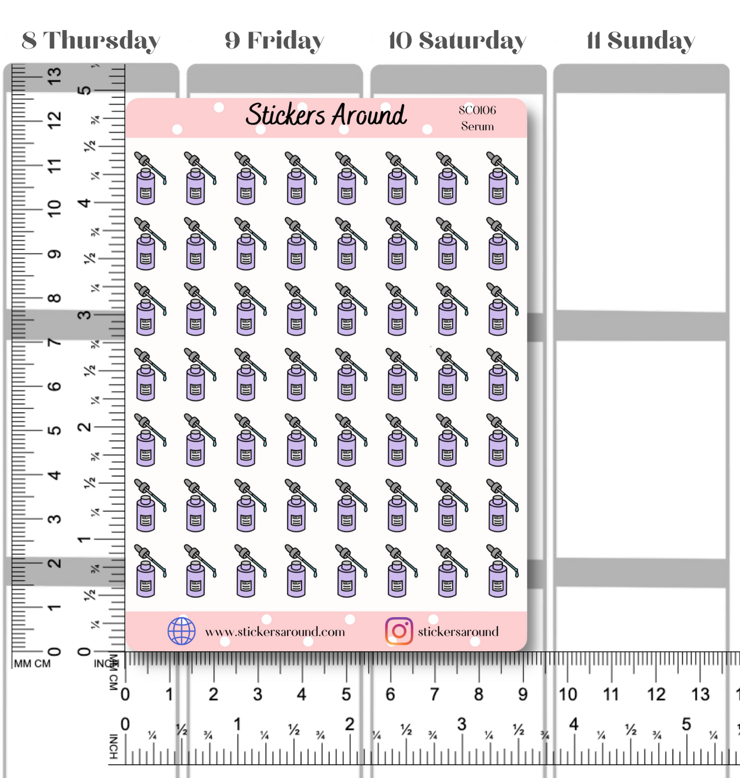 Serum Icon Planner Sticker
