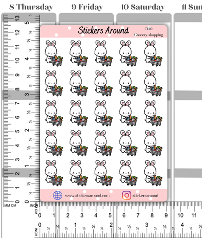 Grocery Shopping Planner Stickers
