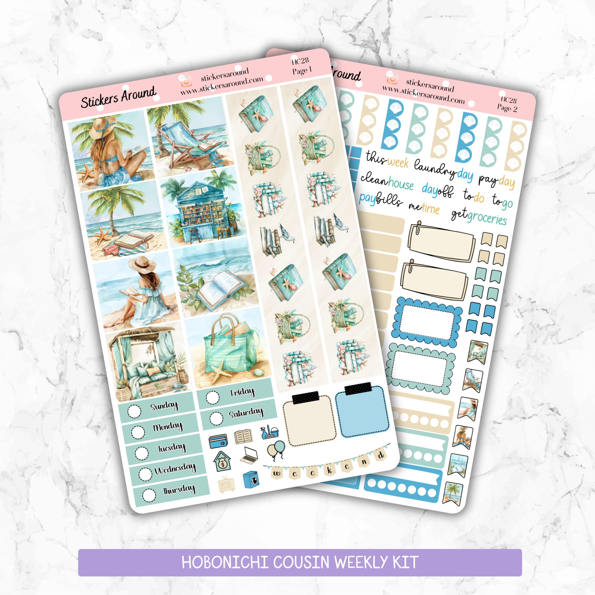 summer reading planner sticker