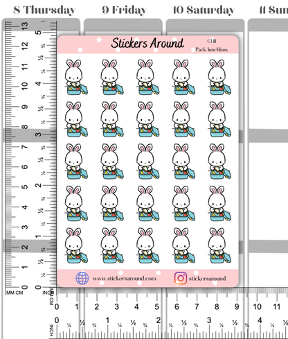 Pack Lunchbox Planner Stickers