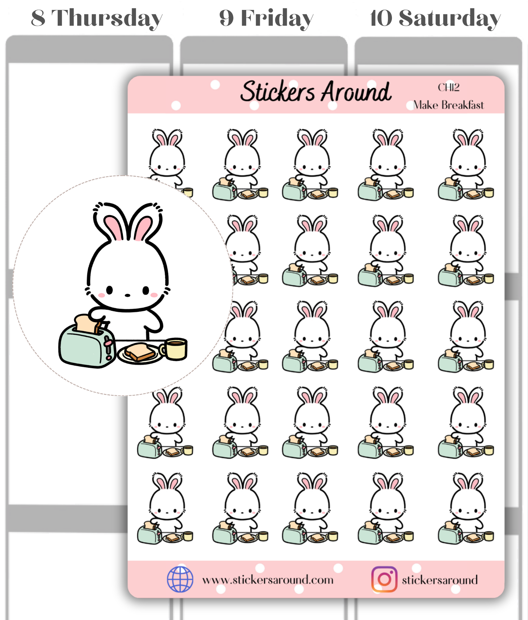 Make Breakfast Planner Sticker