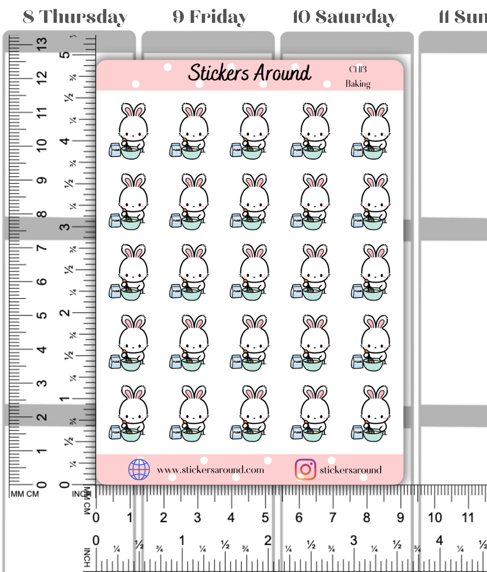 Baking Planner Sticker