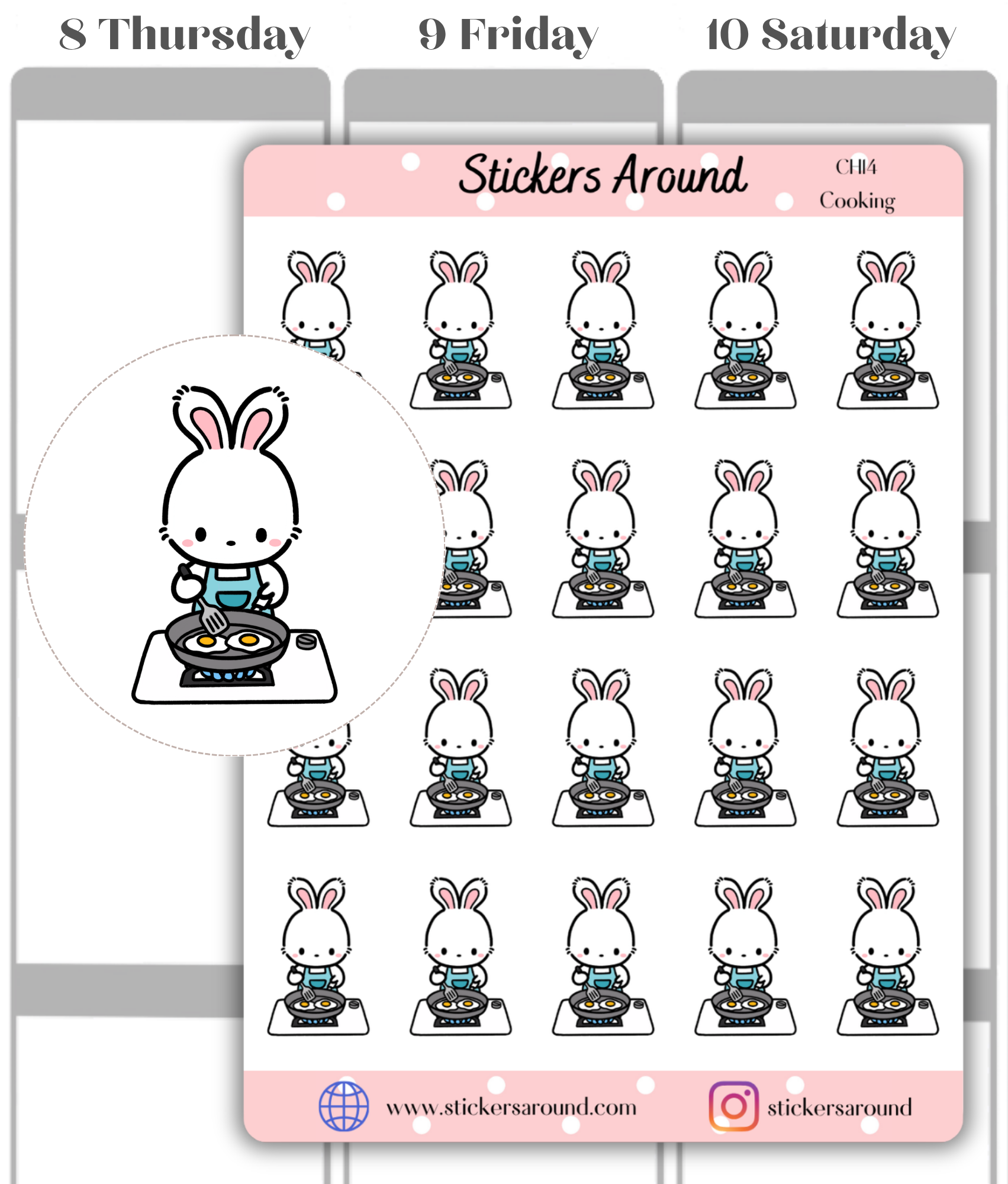 Cooking Planner Sticker
