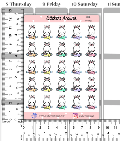 Ironing Planner Sticker
