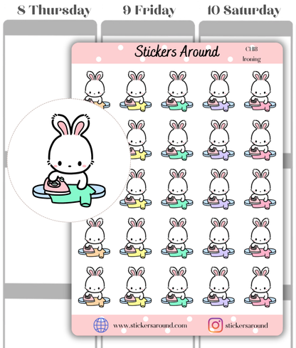 Ironing Planner Sticker