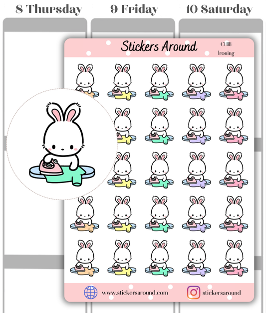 Ironing Planner Sticker
