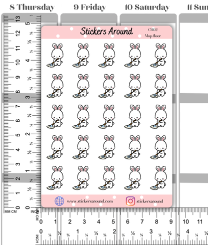 Mop Floor Planner Sticker