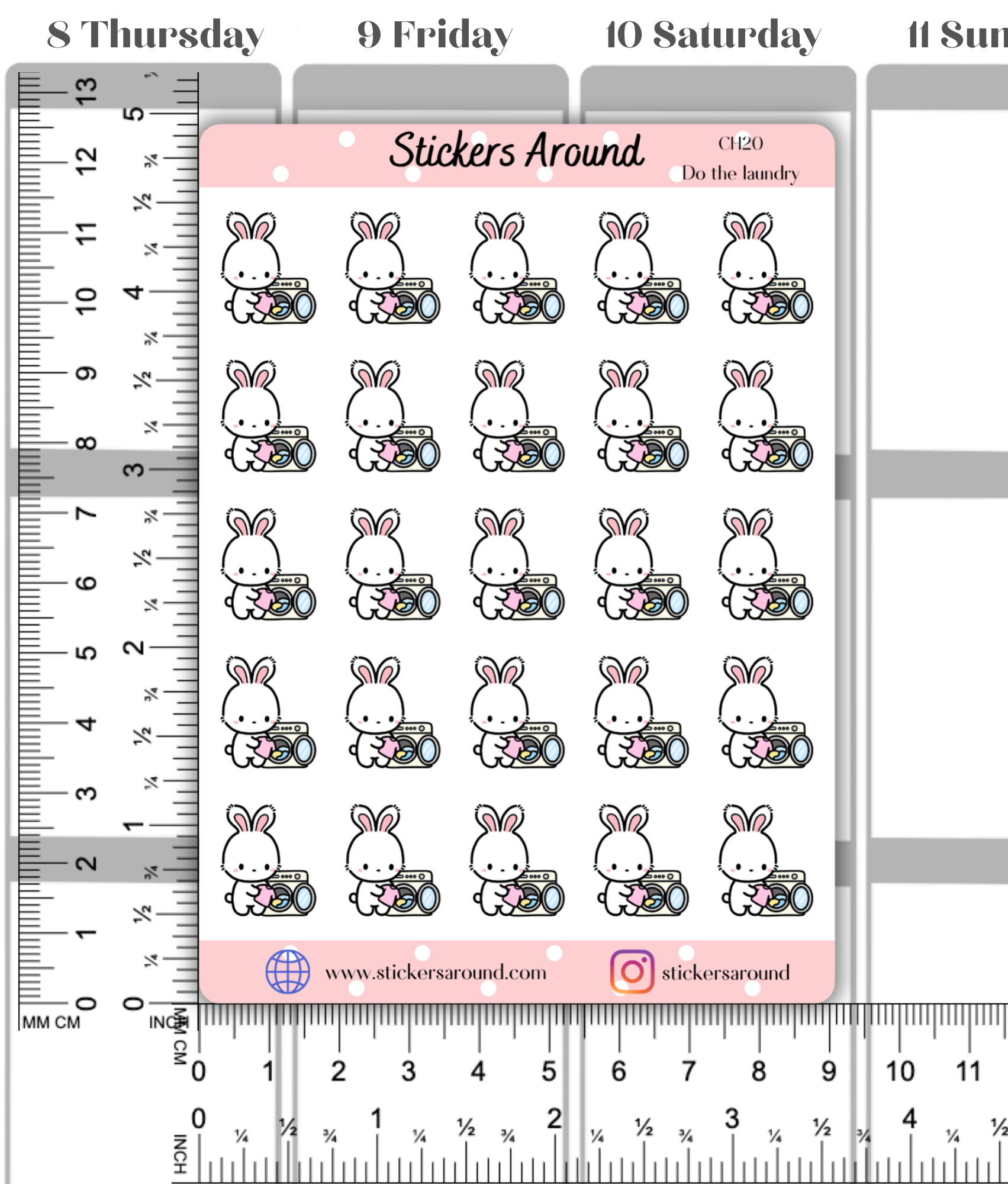 Do the Laundry Planner Sticker