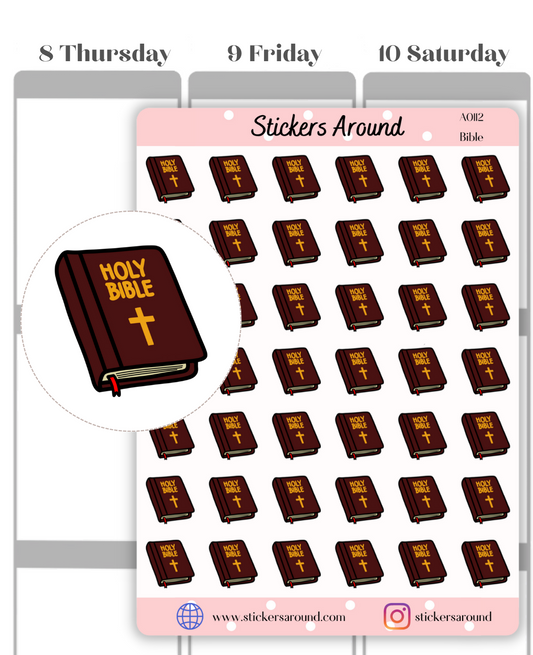 Bible Icon Planner Stickers