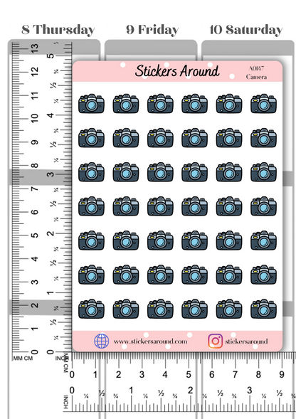 Camera Icon Planner Sticker