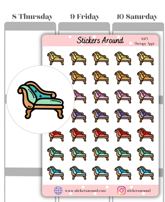 therapy appointment icon planner sticker