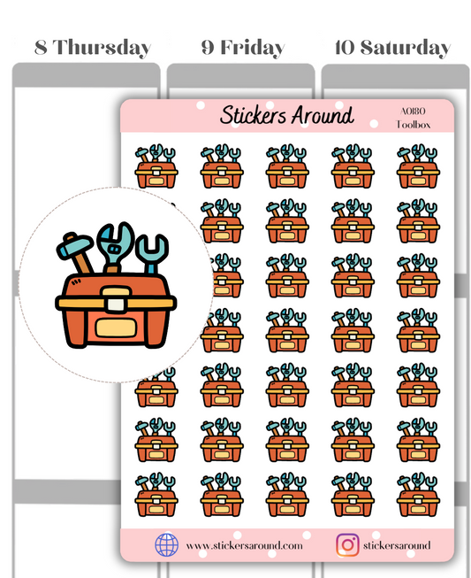 toolbox planner sticker