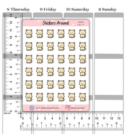 Cat Icon Planner Sticker