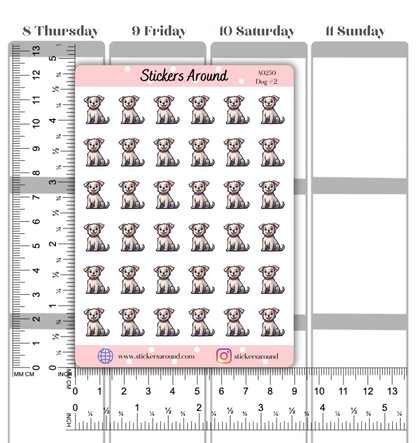 Dog Icon Planner Stickers 