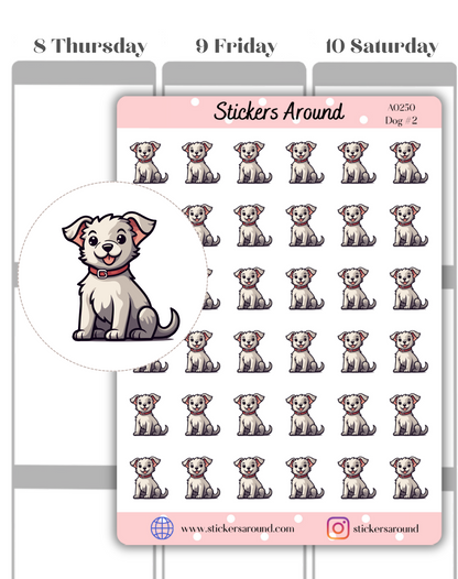 Dog Icon Planner Stickers 