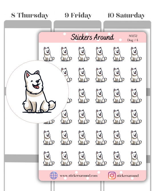 Dog Icon Planner Stickers 