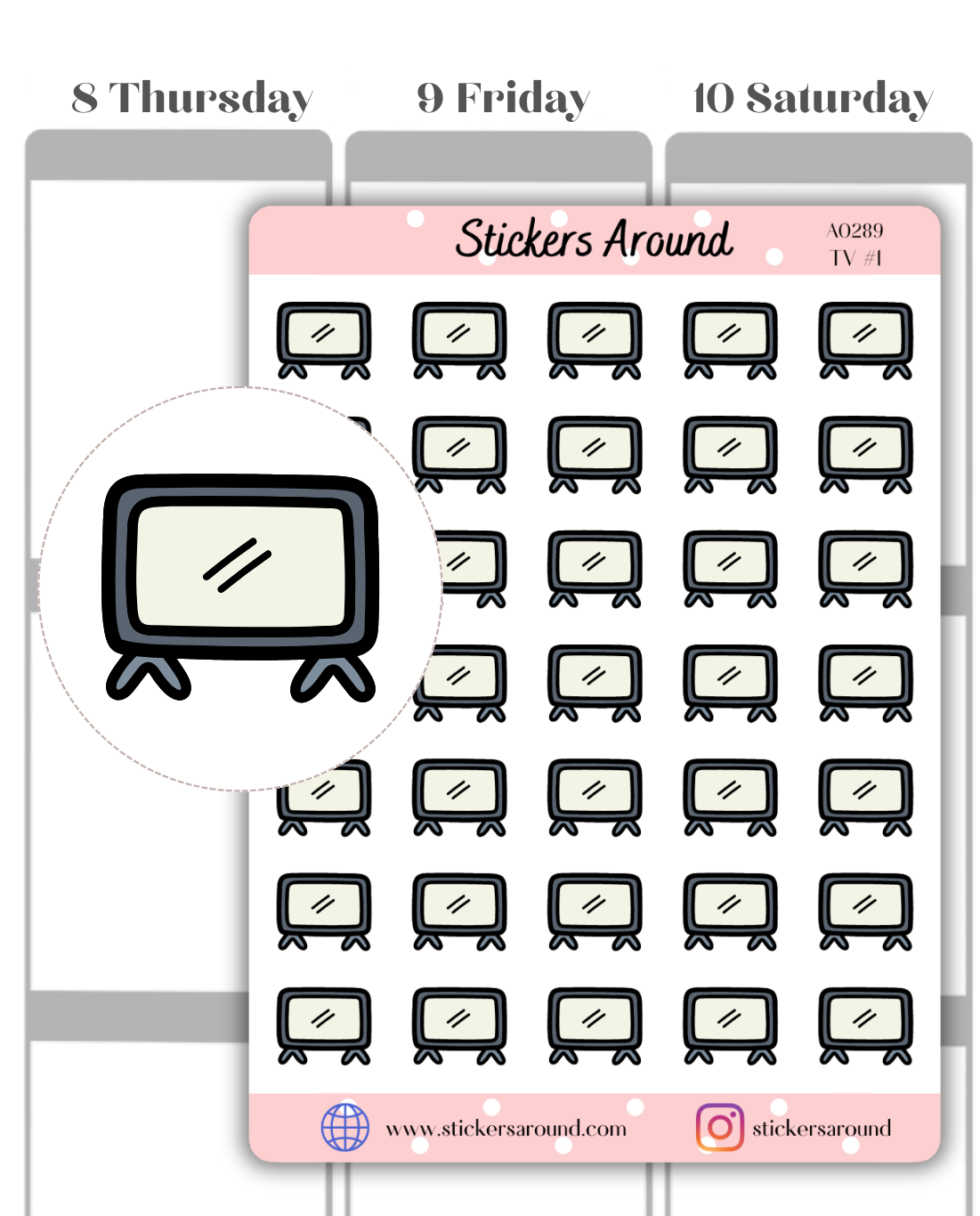 Icon Stickers – Stickers Around