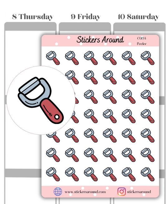 Peeler Icon Planner Sticker