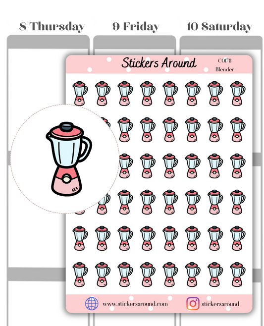 Blender Icon Planner Sticker