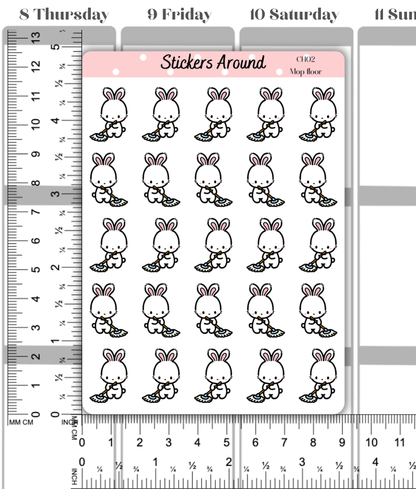 Mop Floor Planner Sticker