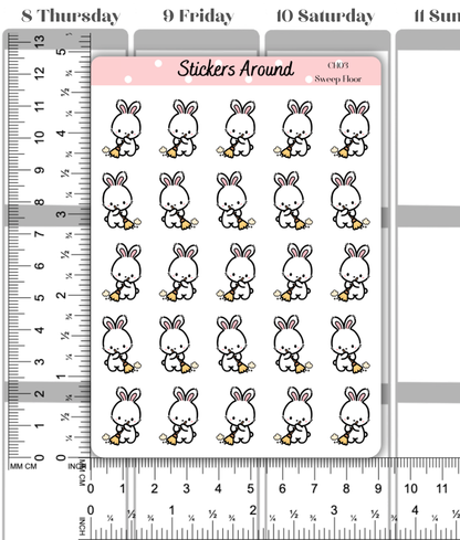 Broom & Sweeping Floor Planner Stickers
